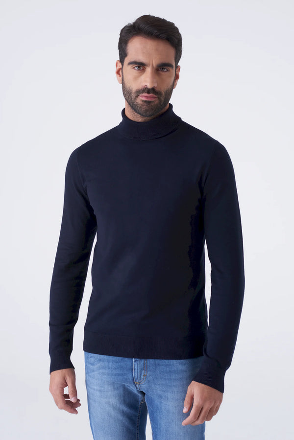 Basic solid color turtleneck
