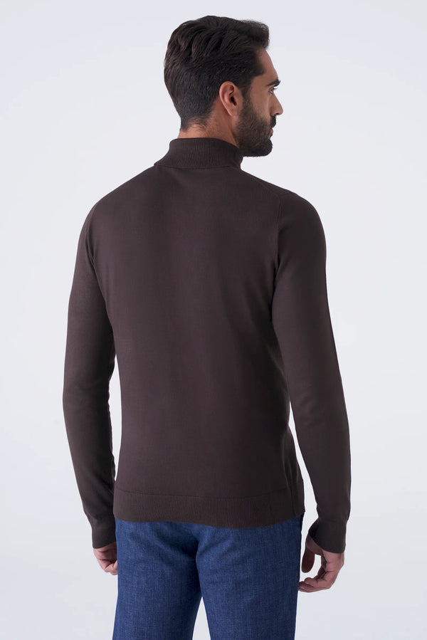 Basic solid color turtleneck