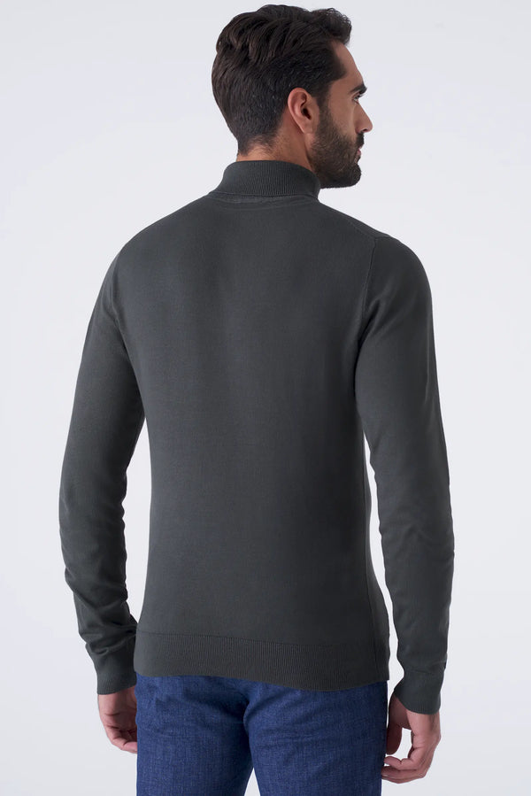 Basic solid color turtleneck