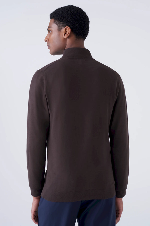 Full zip solid color cardigan