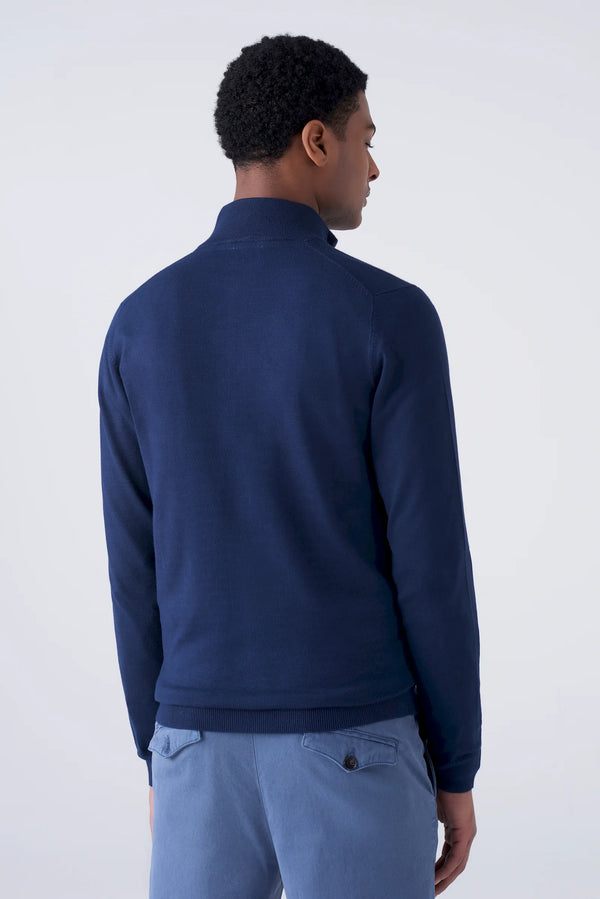 Full zip solid color cardigan