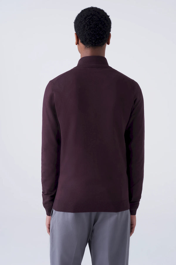 Full zip solid color cardigan