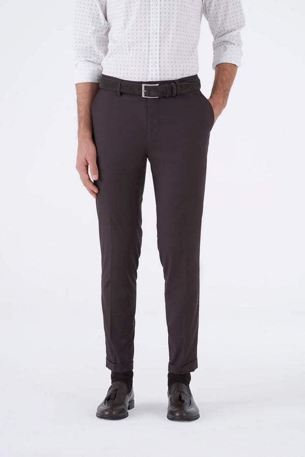 Classic solid color trousers