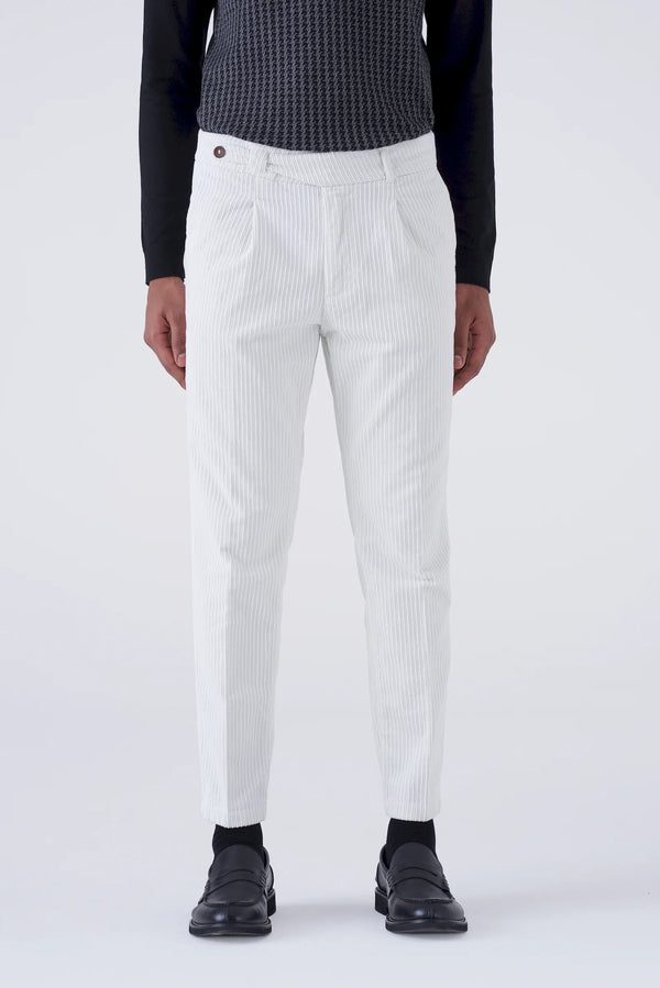 Rocker velvet trousers