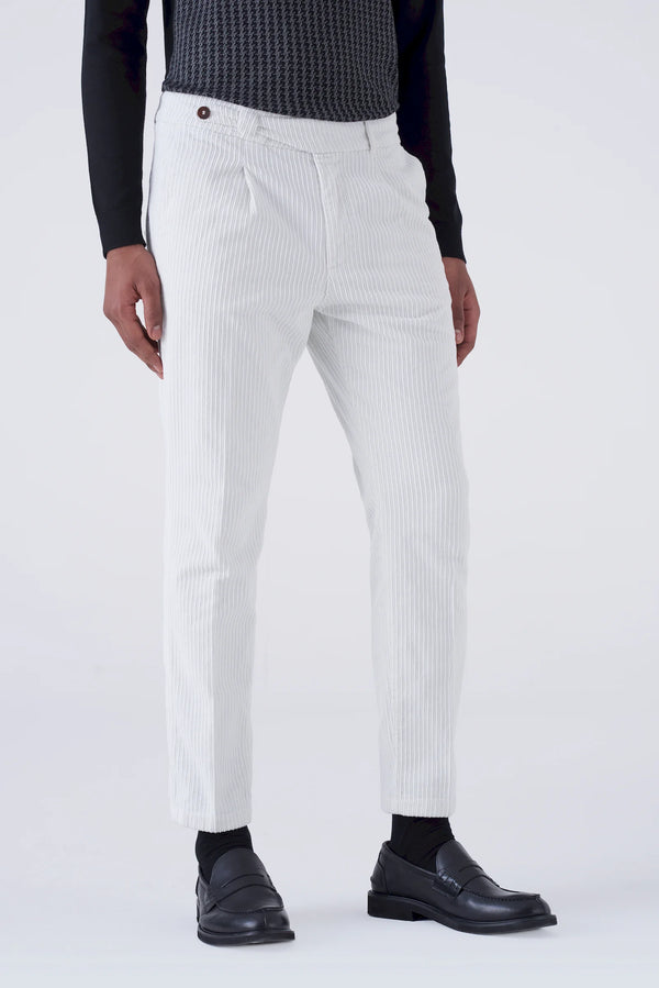 Rocker velvet trousers