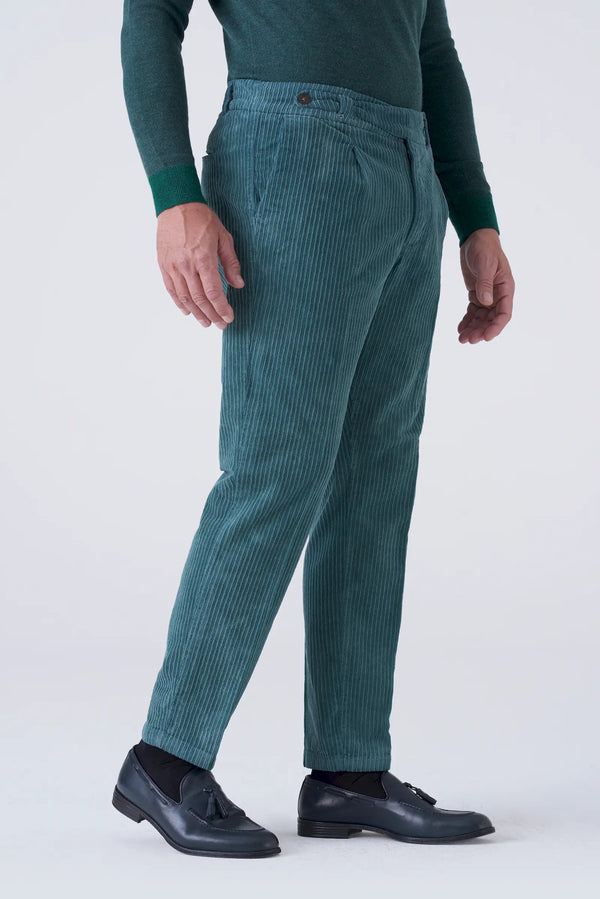 Rocker velvet trousers