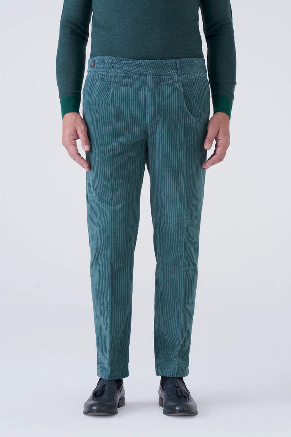 Rocker velvet trousers