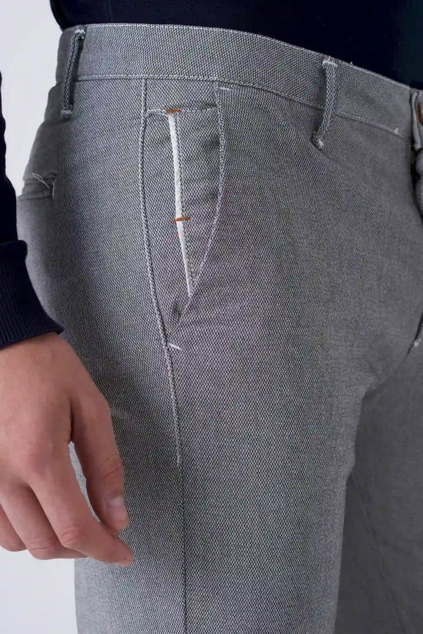 Cotton Blend Armor Pattern Pants