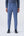 High-waisted trousers and long faux fur