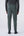 High-waisted trousers and long faux fur