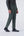 High-waisted trousers and long faux fur