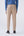 High-waisted trousers and long faux fur