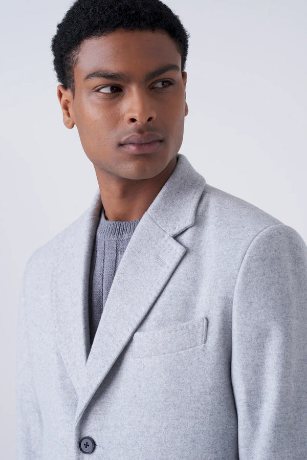 Classic wool blend coat