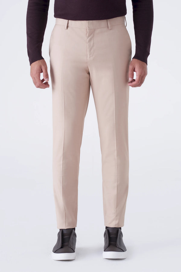 Classic solid color trousers
