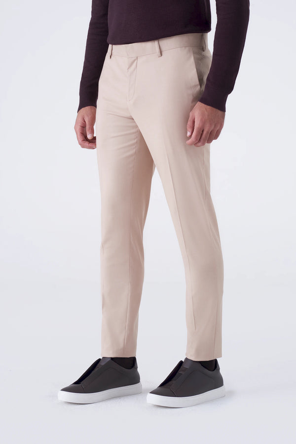 Classic solid color trousers