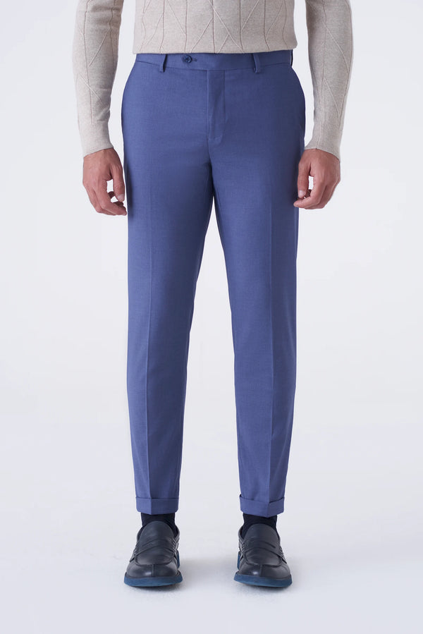 Classic solid color trousers