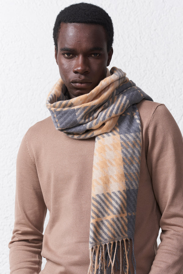 Sciarpa Uomo  Fantasia Quadri