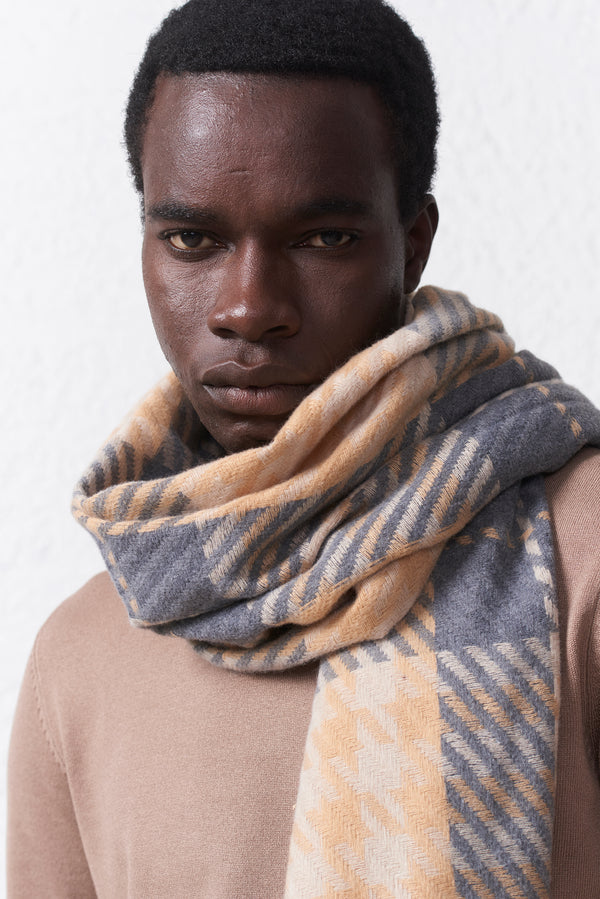 Sciarpa Uomo  Fantasia Quadri