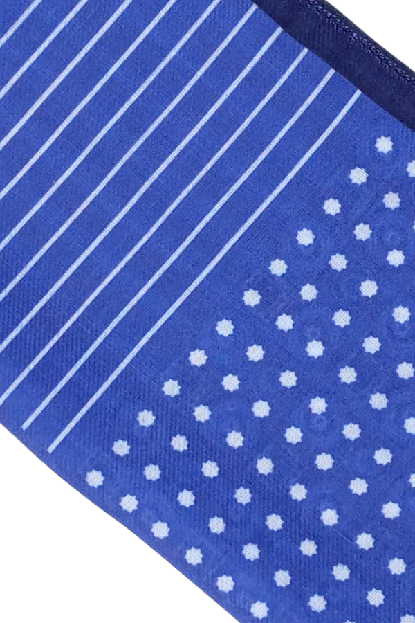 Fazzoletto da Taschino Fantasia celeste