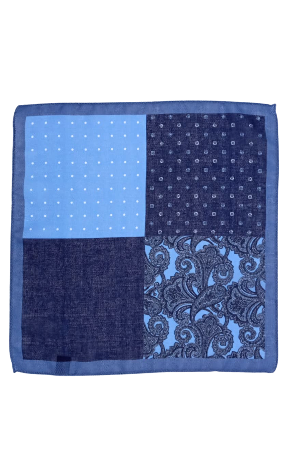 Fazzoletto da Taschino Fantasia Blu
