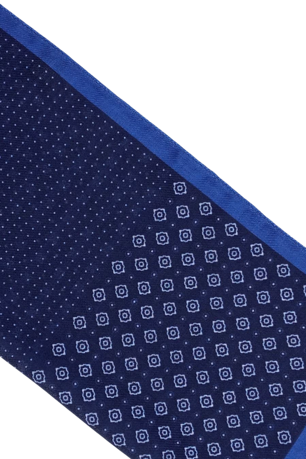 Fazzoletto da Taschino Fantasia Blu navy