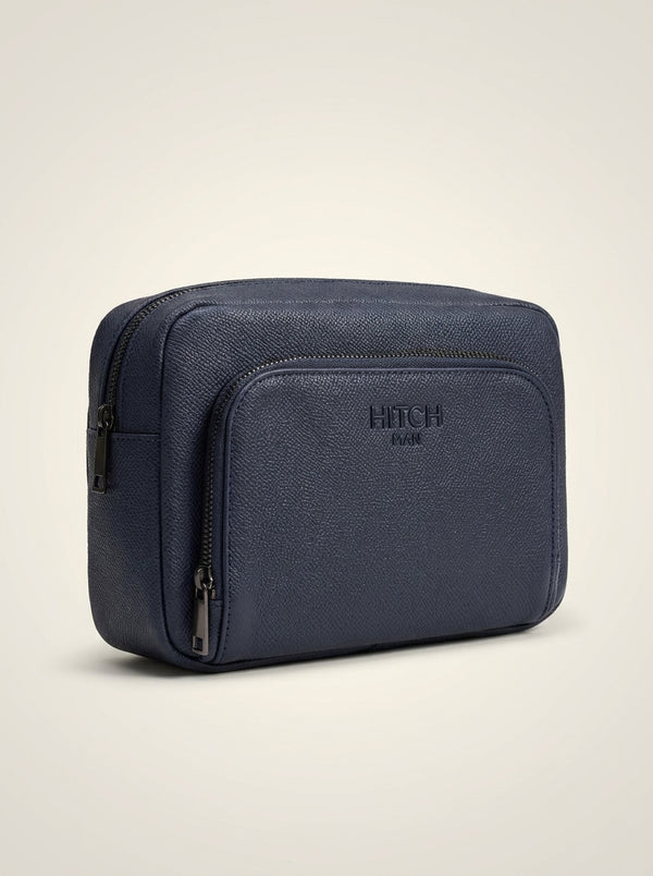Pochette in Eco Pelle con Doppio Scomparto Zip