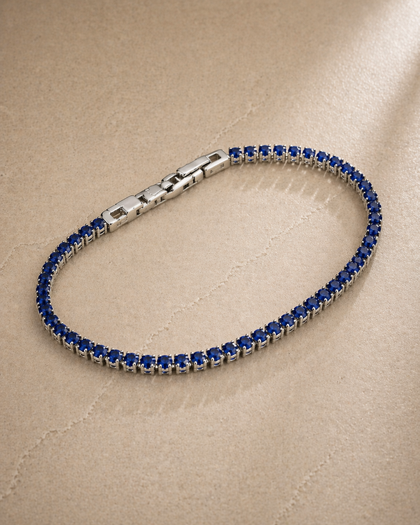 Bracciale Tennis Blu