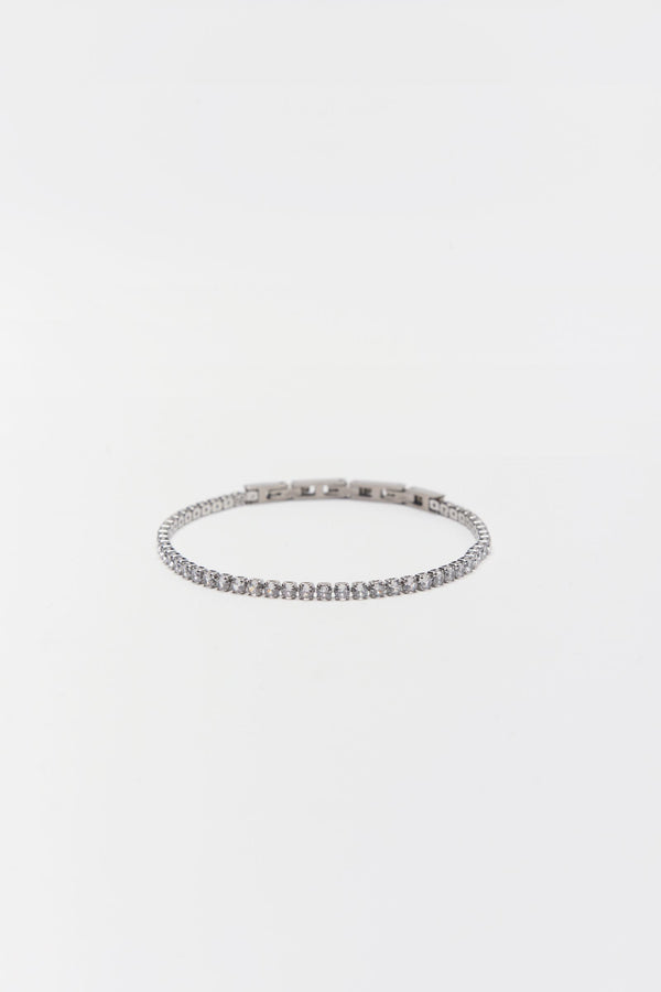 Steel Tennis Bracelet
