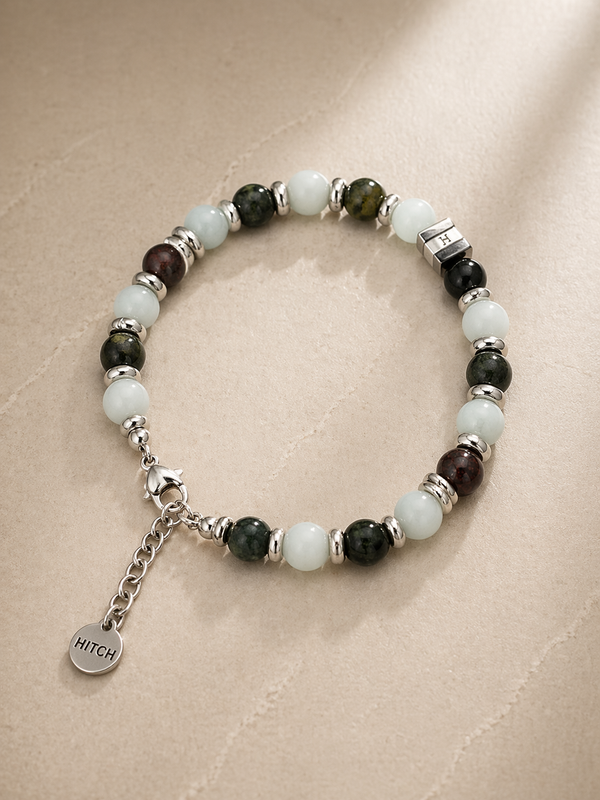 Bracciale pietre naturali  perla