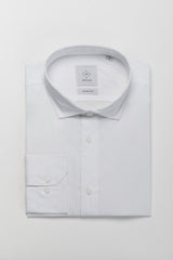 Camicia bianca collo francese slim fit