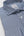 Camicia righe blu collo francese slim fit