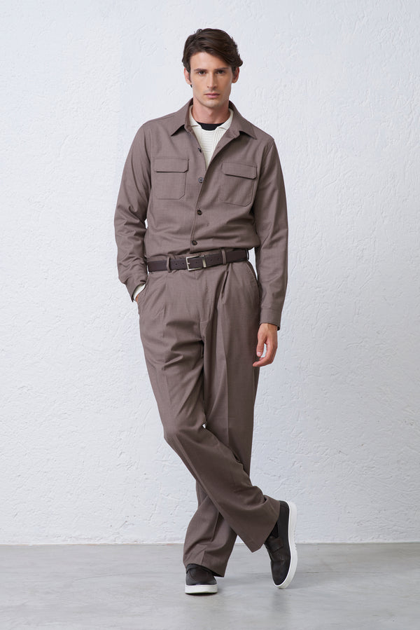 Overshirt in Lana