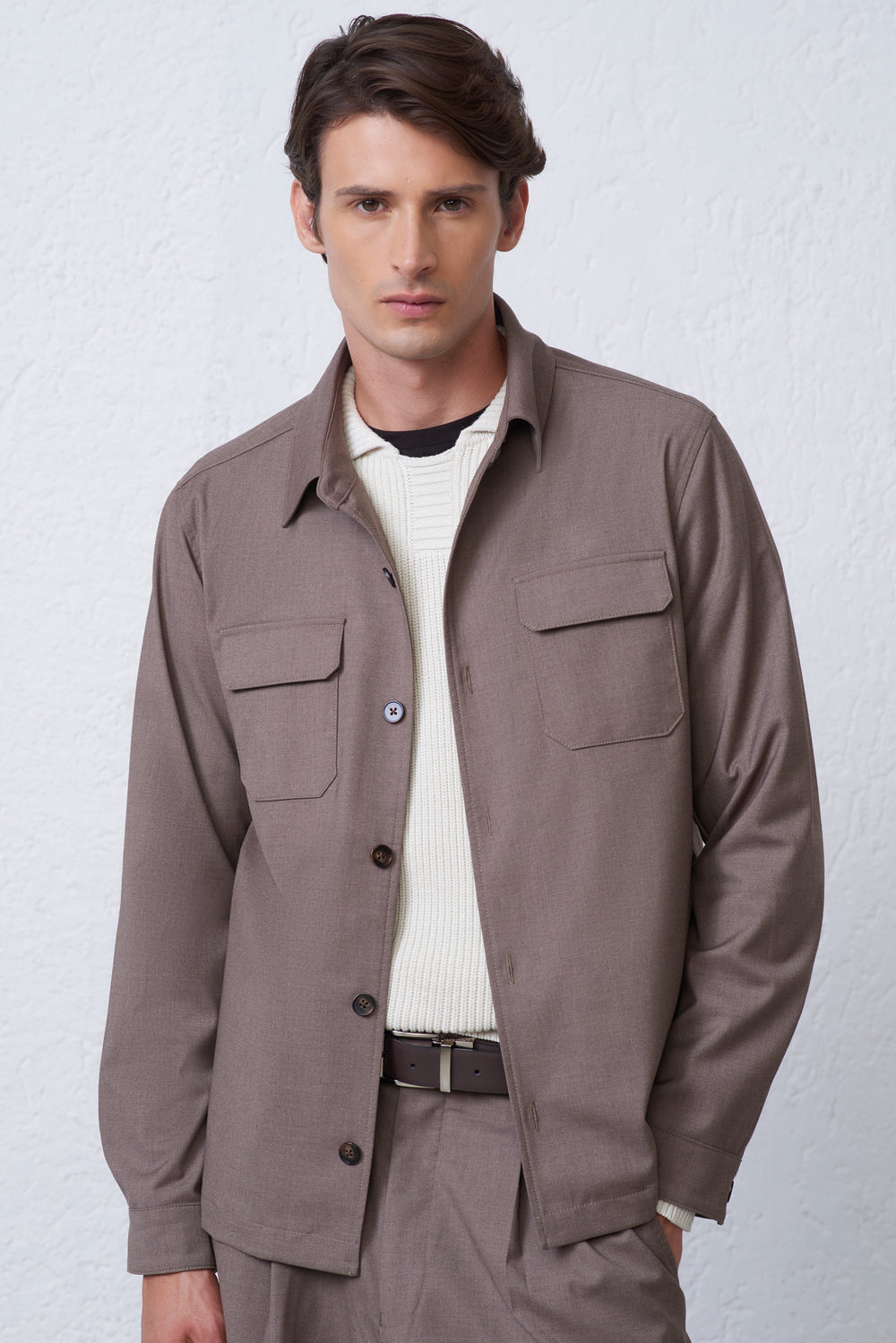 Overshirt in Lana
