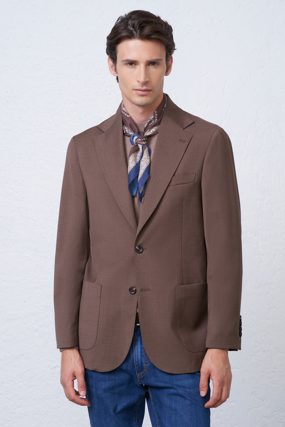 Giacca Uomo in Lana Stretch