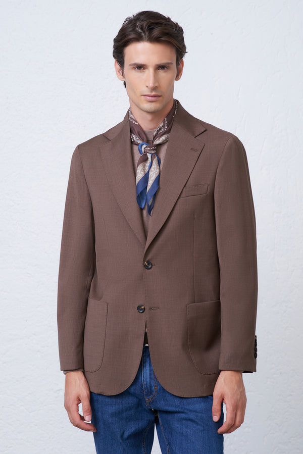 Giacca Uomo in Lana Stretch