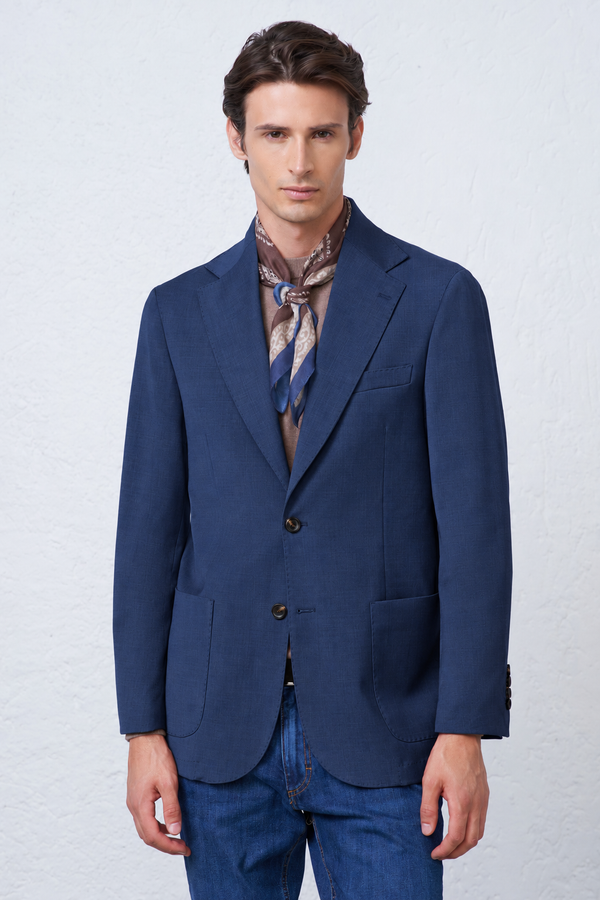 Giacca Uomo in Lana Stretch