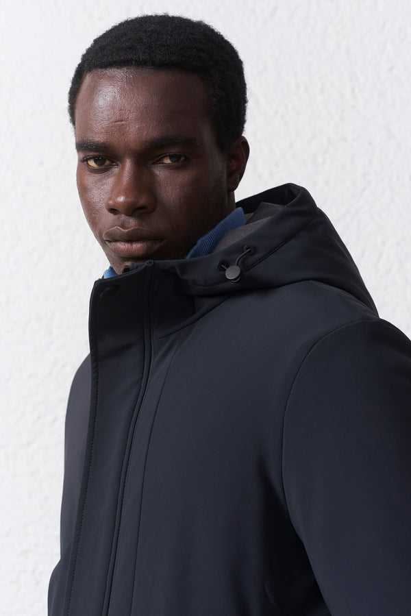 Parka Corto con Cappuccio