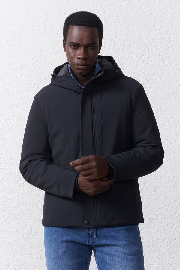 Parka Corto con Cappuccio