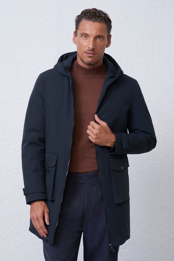 Giubbotto Parka con Cappuccio