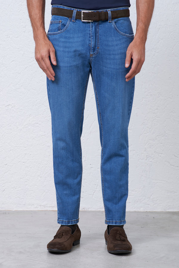 Jeans Slim Fit Stretch in Cotone
