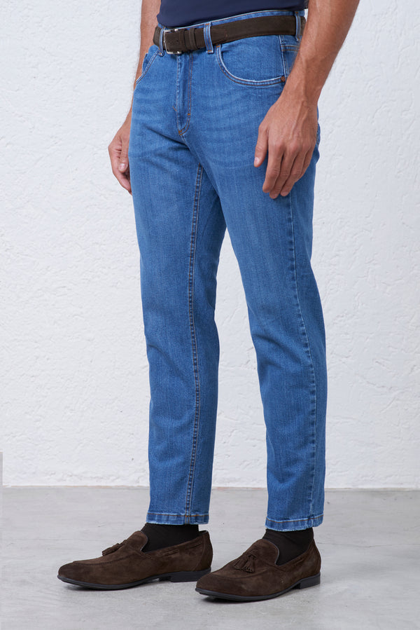 Jeans Slim Fit Stretch in Cotone