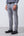 Jeans Slim Fit Denim Grigio in Cotone