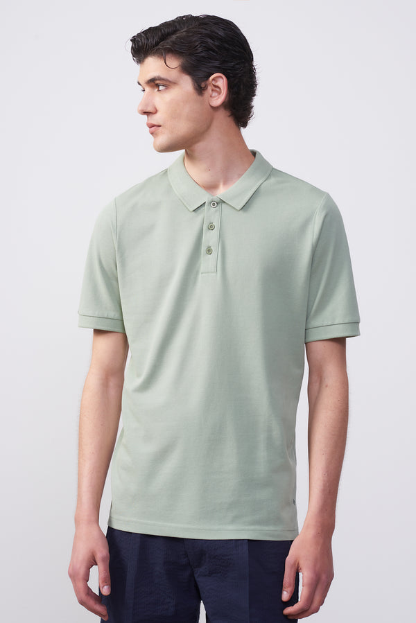 Polo in Piquet di Cotone