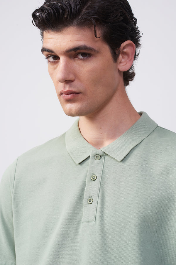 Polo in Piquet di Cotone