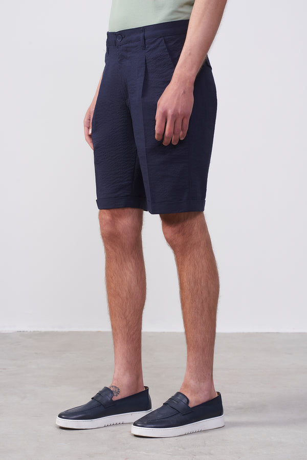 Bermuda in Seersucker
