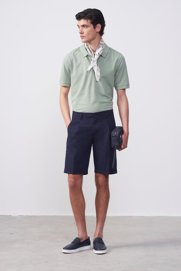 Bermuda in Seersucker