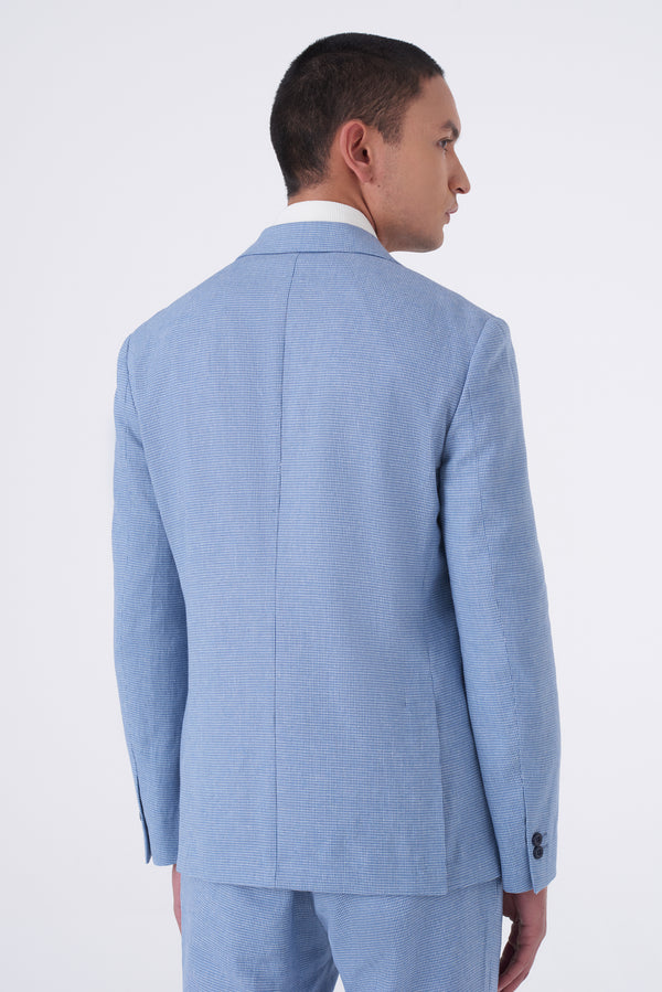 Deconstructed Linen Blend Jacket