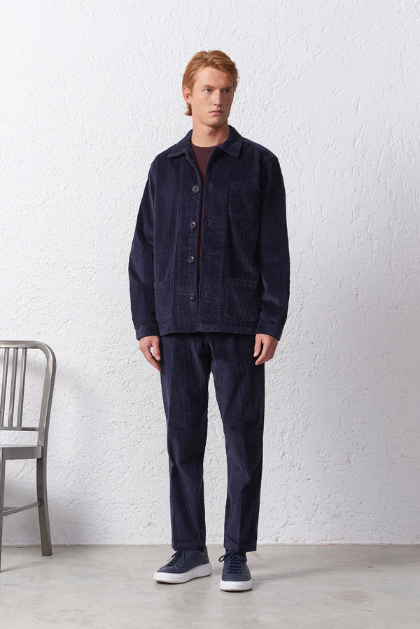 Overshirt in Velluto Rocciatore