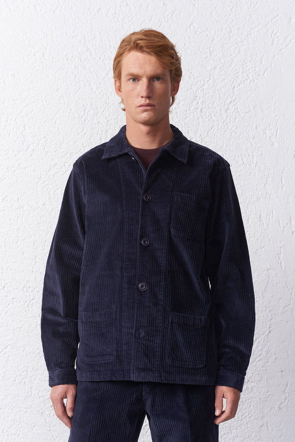 Overshirt in Velluto Rocciatore