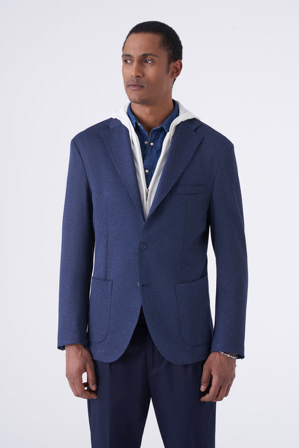 Single Breasted Knit Jacket
